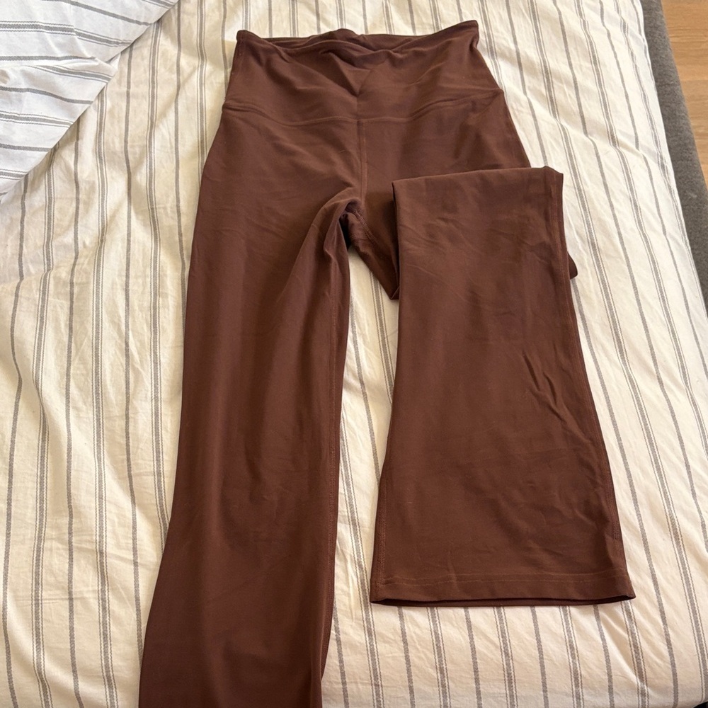 Lululemon Athletica Chocolate Brown Flare Pants